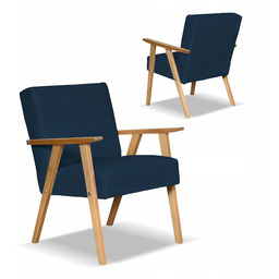 Fotel w stylu PRL retro vintage SOLER Family