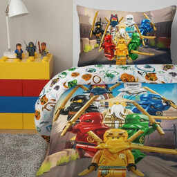 Pościel Bawełniana Licencyjna 160x200 Lego Ninjago