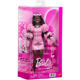 Lalka Barbie Deluxe Style Róż Czerń z bufkami