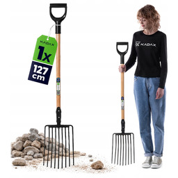 Widły Gable Do Kamieni Tłucznia 9 Zębne Metalowe