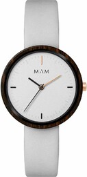 Zegarek MAM MAM658. Kwarcowy, Kolor biały. Unisex.