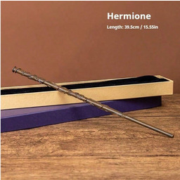 RÓŻDŻKA HERMIONY HARRY POTTER PREMIUM metalowy rdzeń HERMIONA