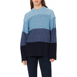 KINGS OF INDIGO GRANATOWY SWETER Z WEŁNĄ