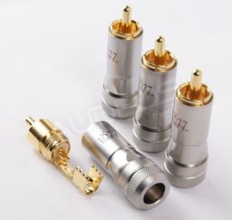 1877 PHONO ZSP-4 wtyki RCA / cinch, OCC