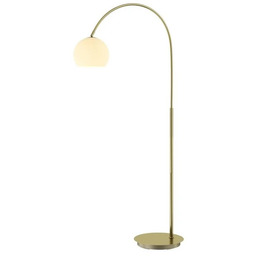 Lindby - Cynthia Lampa Podłogowa Opal/Brass