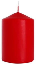 ŚWIECA WALEC KOLOR CZERWONY 70/100 BISPOL
