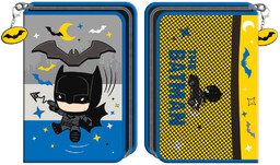 Piórnik z wyposażeniem jednokomorowy dla chłopca, Beniamin, Batman,