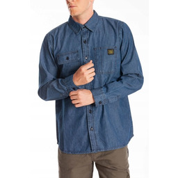 Koszula Jeans dżinsowa koszula męska BAWEŁNIANA MATT SHIRT