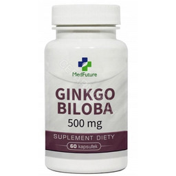 MedFuture Ginkgo Biloba 500 mg, 60 kapsułek