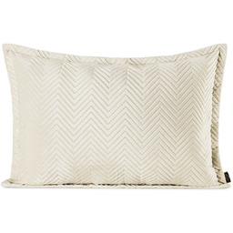 Poszewka 50 x 70 Dekoracyjna Welwet Sofia Krem