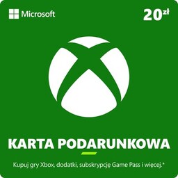 Karta przedpłacona Xbox Live 20 zł