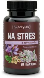 Skoczylas NA STRES ashwagandha, szafran, kozłek lekarski -