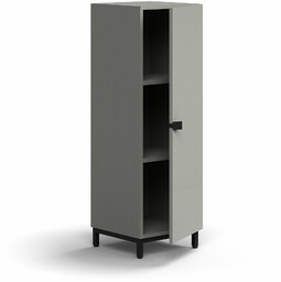 Szafa QBUS, 2 półki, nóżki, uchwyt, 1252x400x420 mm,