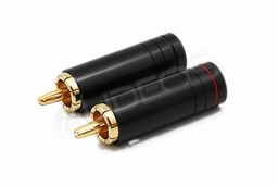 W&M audio black RCA wtyk RCA / cinch