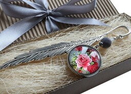 Elegancka zakładka do książki z kwiatami -8754 [33]