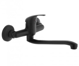 Bateria kuchenna ścienna 24,5cm, czarna ARIA