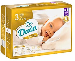 Pieluchy Dada Extra Care 3 MIDI 40szt. 4-9