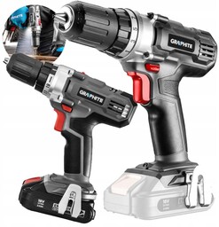 Wiertarko-wkrętarka Akumulatorowa Energy+ 18V Li-ion 13MM 58G006 Graphite