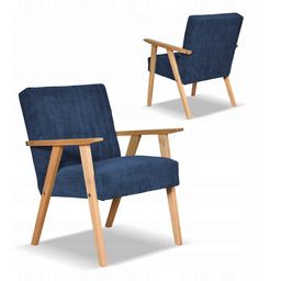 Fotel w stylu PRL retro vintage SOLER Family