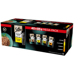 Sheba Delicacy Drobiowe Smaki Saszetki 40x85g Mokra Karma