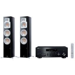 YAMAHA Zestaw stereo YAMAHA MusicCast R-N600A + NS-555