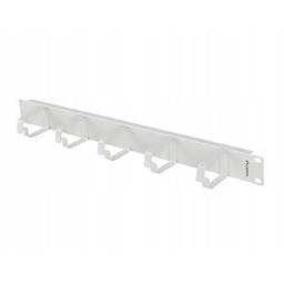 Lanberg Organizer Kabli 19'' 1U z 5 metalowymi
