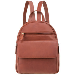 Skórzany plecak damski Visconti V-01433 brązowy