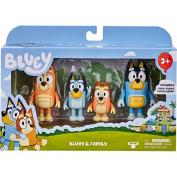 BLUEY Zestaw figurek Rodzinka BLU13009 Zyskaj