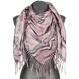 Chusta damska ze złotym wzorkiem na prezent