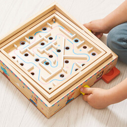 Gra zręcznościowa Labirynt Ball Maze Applepop Janod J03371