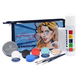 Kryolan Pop Art Gal Halloween Kit, zestaw