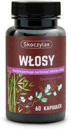 Skoczylas WŁOSY L-cysteina, biotyna, L-metionina - 60 kapsułek