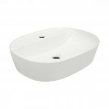 Czarna umywalka nablatowa 51 cm KR-860 BLM Kerra