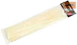 OPASKI ZACISKOWE NYLONOWE BIAŁE 530x7.6 mm 20 SZTUK