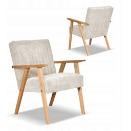 Fotel w stylu PRL retro vintage SOLER Family