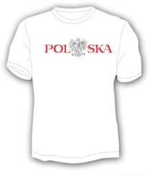 Koszulka Polska napis z orłem