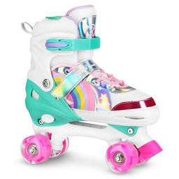 NILS EXTREME Wrotki NQ0187 Rainbow (rozmiar M 35-38)