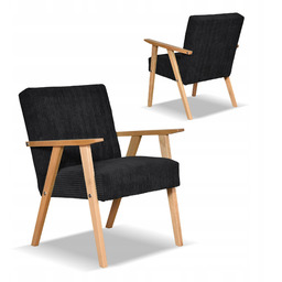 Fotel w stylu PRL retro vintage SOLER Family