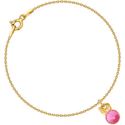 MYNESS Bransoletka z króliczkiem z kryształem Swarovski /2104/