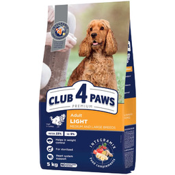 Club4Paws Premium Light M/L Indyk 5kg sucha karma