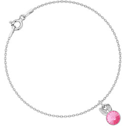 MYNESS Bransoletka z króliczkiem z kryształem Swarovski /2105/