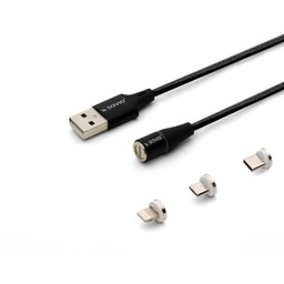 SAVIO KABEL MAGNETYCZNY USB - USB TYP C,