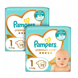 Zestaw Pampers Premium Care Pieluszki pieluchy rozmiar 1,