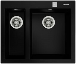 TEKA Zlewozmywak FORSQUARE 590 TG czarny mat 115260019