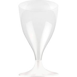 Homéa, Szklanki z trzonkiem, tworzywo sztuczne, wielokrotnego użytku,