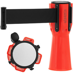 Nakładka Kaseta z taśmą odgradzającą ostrzegawczą na słupek