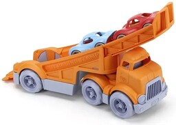 Ciężarówka z rampą wyścigową i autami Green Toys