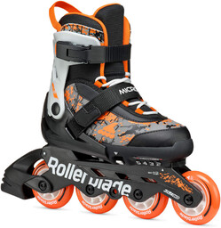 Rollerblade Microblade SL Black/Orange 2025 regulowane