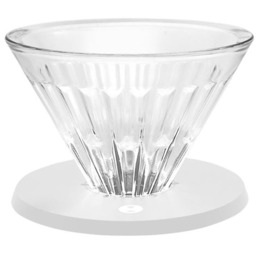 Szklany dripper Timemore Crystal Eye 02 White