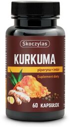 Skoczylas KURKUMA piperyna, imbir, resweratrol i kwercetyna -